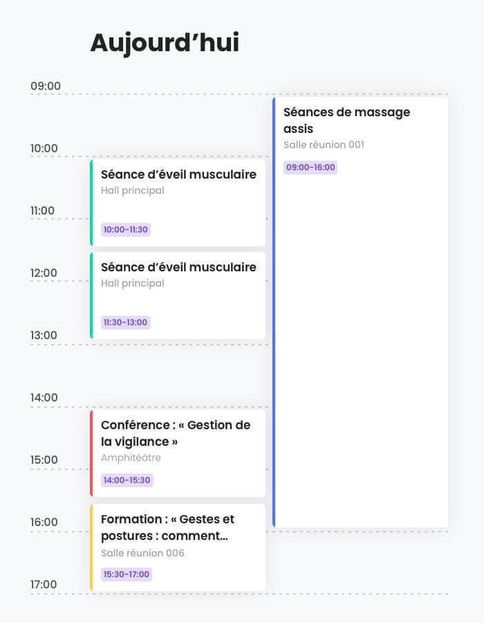 Illustration de calendrier pour le Safety Day